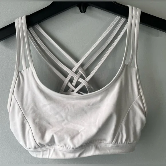 Athleta womens XS white sport bra and purple geometric Capri leggings bundle set - Picture 9 of 16